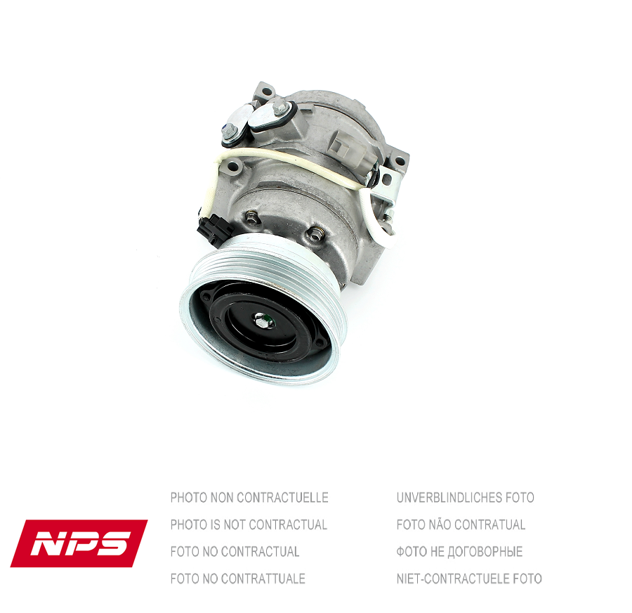 Foto orientativa, no contractual: Compresor de aire acondicionado NPS H525I27 (OE NRF320080G)
