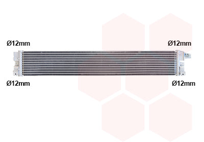 Condensador de aire acondicionado Van Wezel 30015713