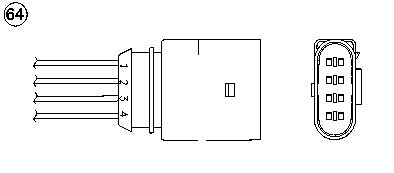 Lambda sensor NGK OZA659-EE1