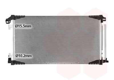 Condensador de aire acondicionado Van Wezel 53015713