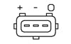 Intake manifold pressure sensor (MAP) NGK EPBMPN3-A009Z