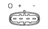 Sensor de presión de admisión (MAP) NGK EPBBPN4-V004Z