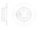Bremsscheibe hinten NPS B331W02 (OE 34 21 6 764 647)