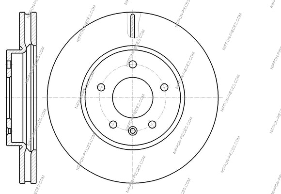 Bremsscheibe vorne NPS D330O11 (OE 96625948)