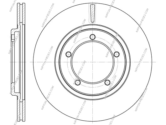 Disque de frein avant NPS D330U07