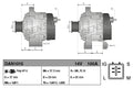 Alternator Denso DAN1015 (OE 270600Y060)