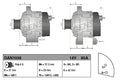 Alternator Denso DAN1036 (OE 1012101410)