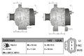 Lichtmaschine Denso DAN1041 (OE 1042105760)