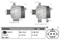 Alternator Denso DAN584 (OE 13256932)