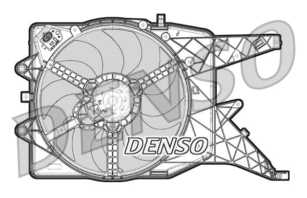 Electroventilador de radiador Denso DER20010 (OE 55703929)