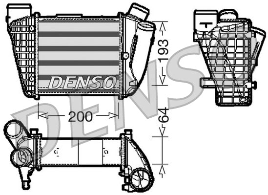 Intercooler Denso DIT02004 (OE 8E0145805C)