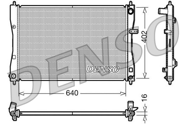 Radiador Denso DRM45009 (OE J1310AE400)
