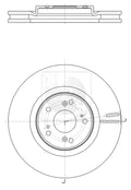 Disco de freno delantero NPS H330A63 (OE 45251TL0G51)