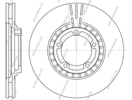 Bremsscheibe vorne NPS H330I22 (OE 581294A200)