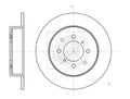 Disco de freno trasero NPS H331A28 (OE 42510S5HT00)