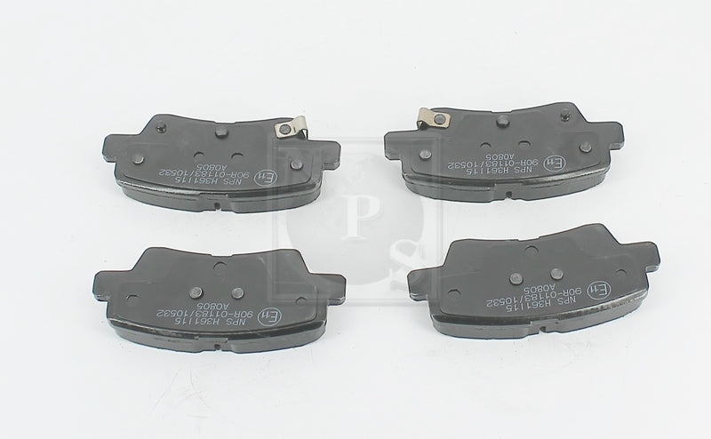 Pastillas de freno traseras NPS H361I15 (OE 583022VA50)