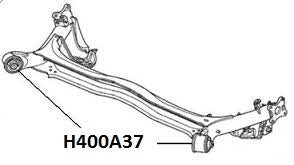 Fahrwerkslager NPS H400A37 (OE 42100SMGE05)