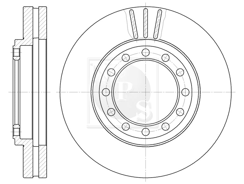 Bremsscheibe vorne NPS I330U13 (OE 8973872290)
