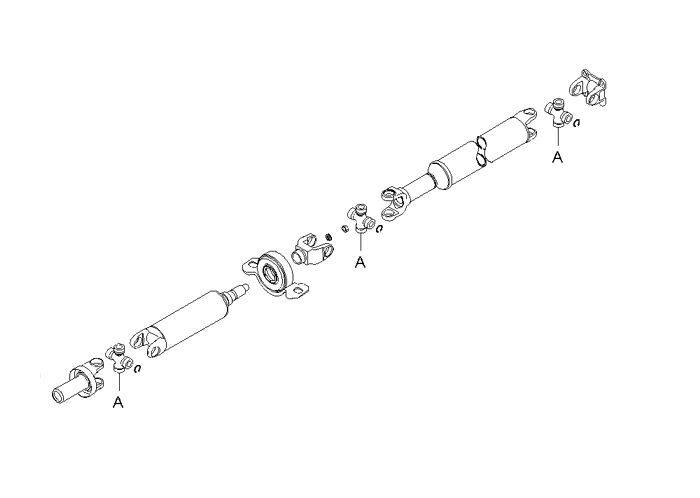 Kreuzgelenk Gelenkwelle NPS K283A02