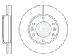Disco de freno delantero NPS K330A23 (OE 517124D200)