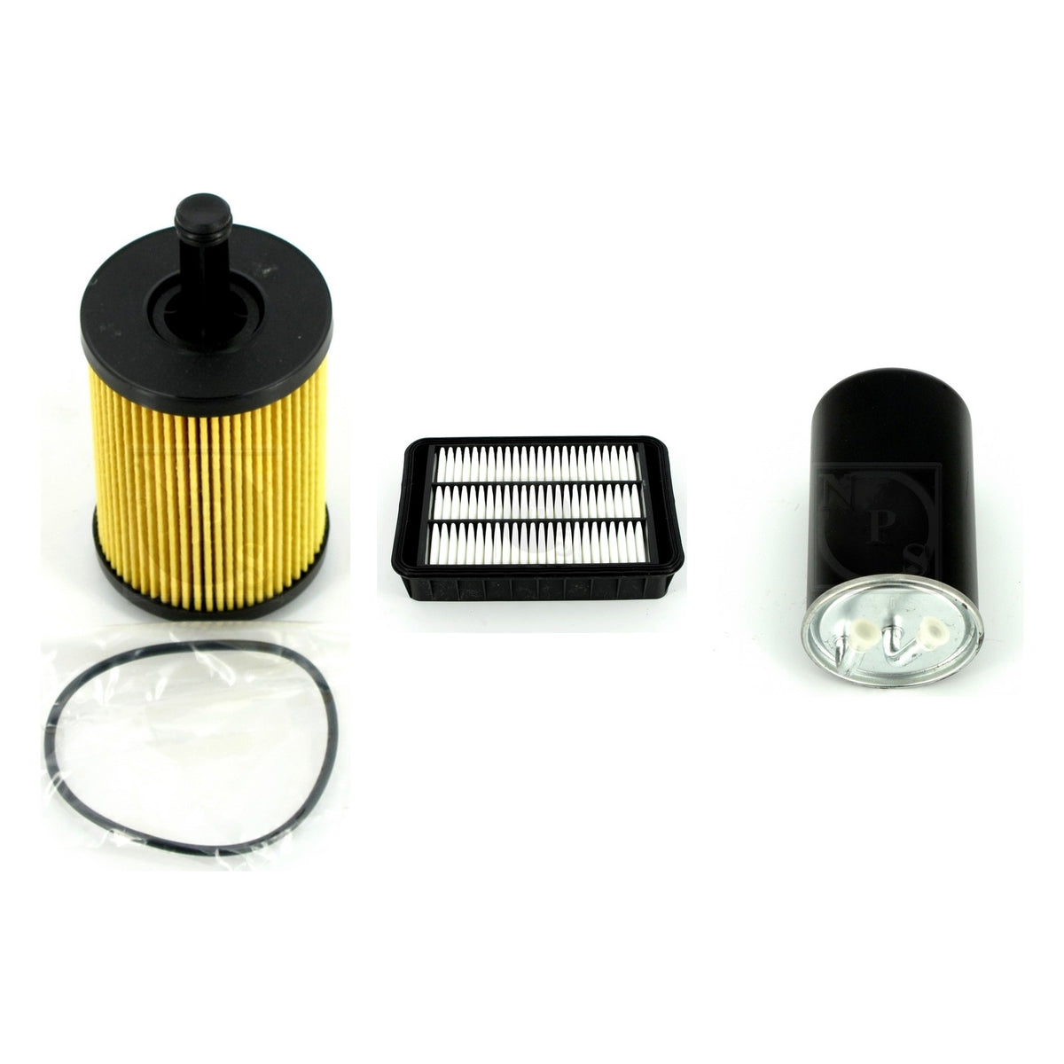 Contenu du kit (photo de chaque pièce) : Kit de filtres NPS M130I07