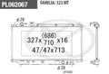 Radiador NPS M156A40 (OE B6BF15200J)