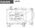 Radiador NPS M156I33 (OE MR281023)