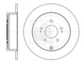 Disco de freno trasero NPS M331I25 (OE 4615A035)