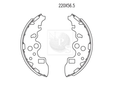 Zapatas de freno NPS M350A06 (OE SHY32638Z)