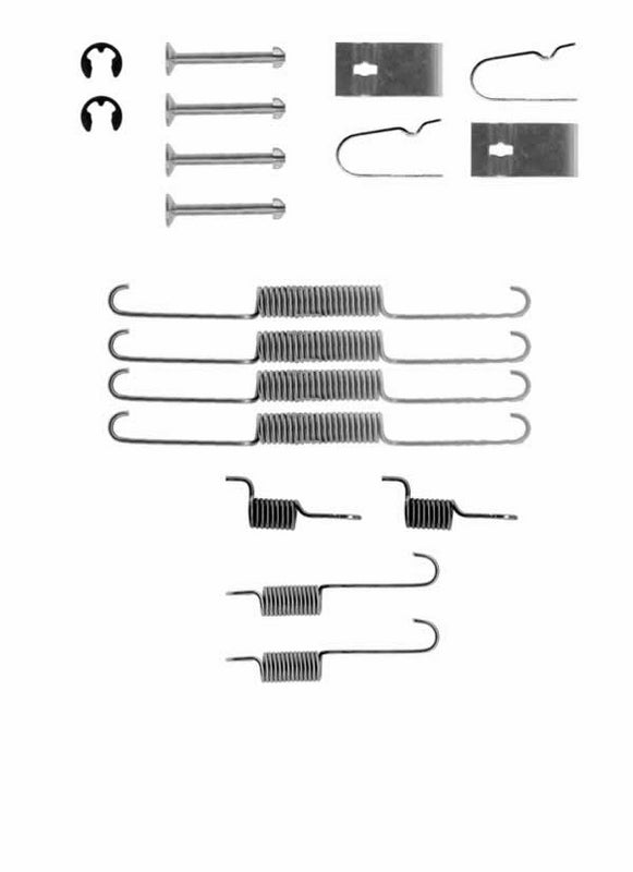 Kit de ressorts de mâchoires de frein NPS M351A05