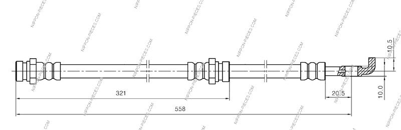 Bremsschlauch NPS M370A11 (OE G03043980B)