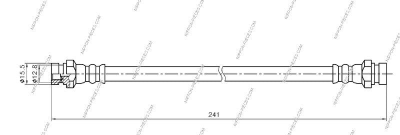 Bremsschlauch NPS M370I09 (OE MB316287)