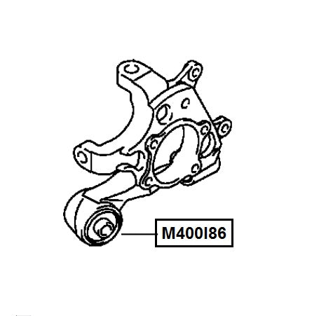 Silentbloc de suspension NPS M400I86 (OE MR418065)