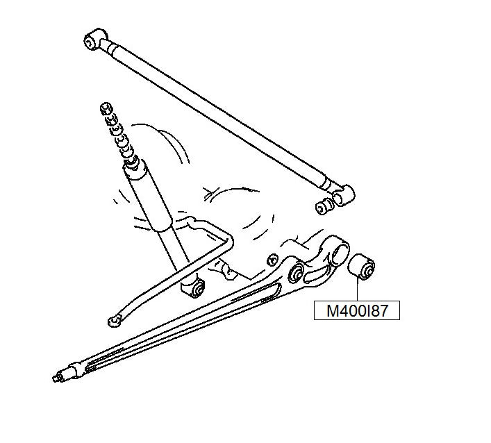 Fahrwerkslager NPS M400I87 (OE MR112891)
