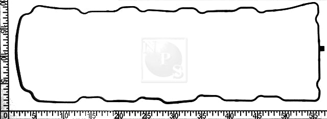 Rocker cover gasket NPS N122N24 (OE 132702W201)
