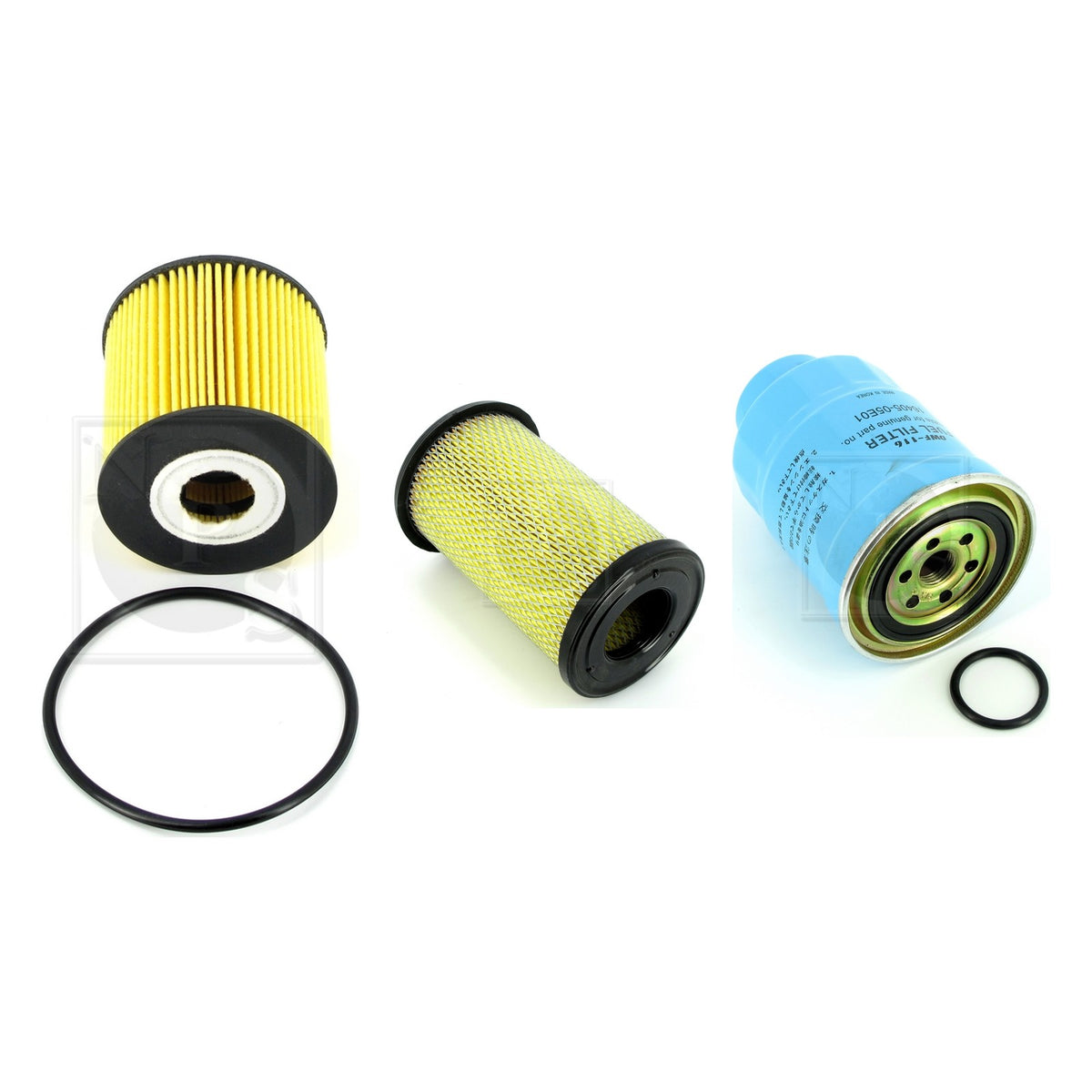 Contenu du kit (photo de chaque pièce) : Kit de filtres NPS N130N03