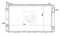 Radiador NPS N156N64 (OE 2140020J00)