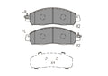 Plaquettes de frein avant NPS N360N104 (OE D1MFM4KJ1J)