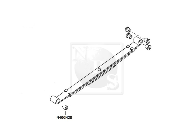 Fahrwerkslager NPS N400N28 (OE 5504531G00)