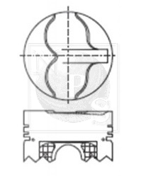 Piston NPS N901N06 (OE 1201022J11)