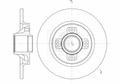 Bremsscheibe hinten NPS P331A02 (OE 4249 45)