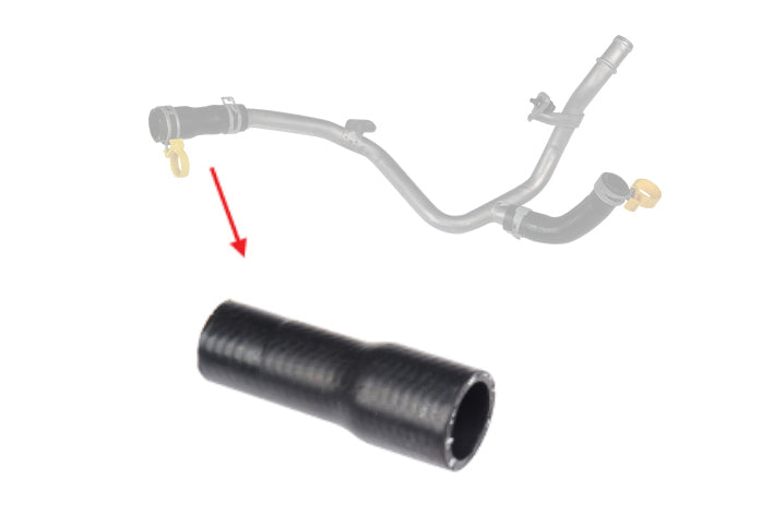 Radiator hose GOOM RH-1825 (OE 21 04 715 93R)