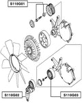 Tensor de correa auxiliar NPS S110G03 (OE 6642000010)