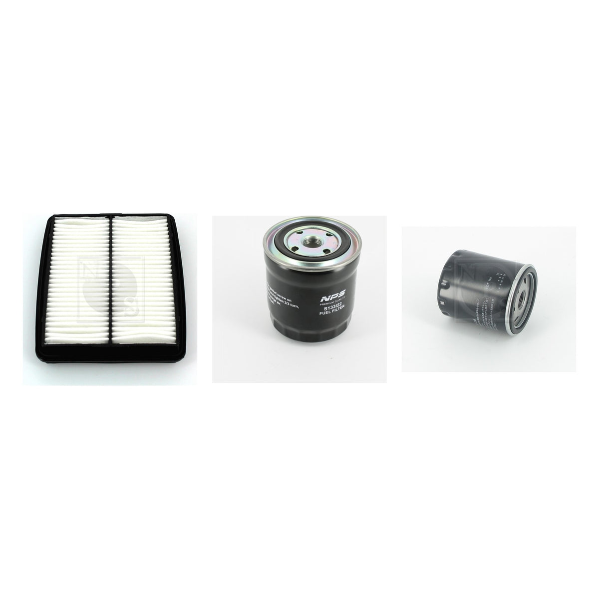 Inhalt des Satzes (Foto jedes Teils): Filtersatz NPS S130I07