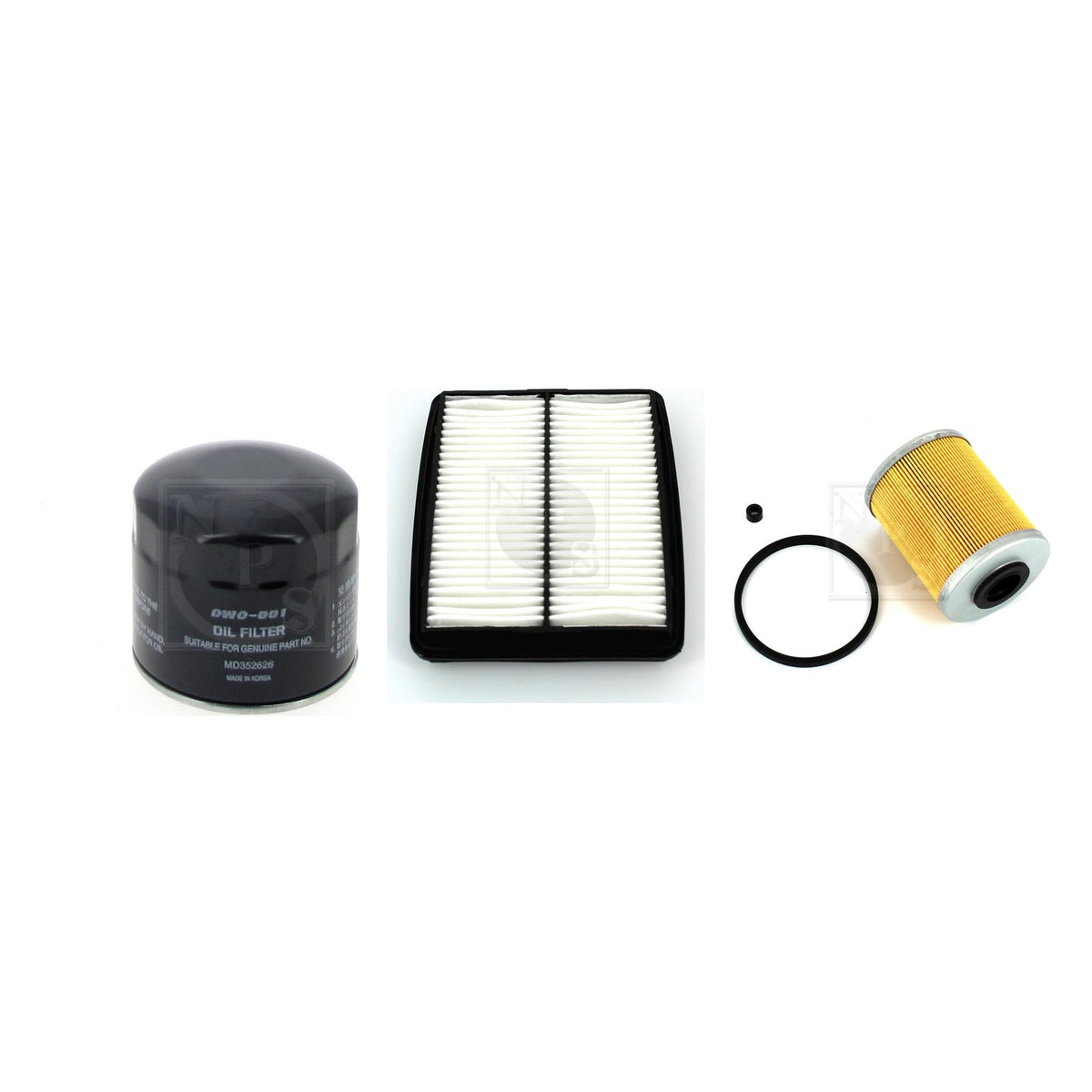 Inhalt des Satzes (Foto jedes Teils): Filtersatz NPS S130I12