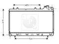 Radiador NPS S156U11 (OE 45199FC350)
