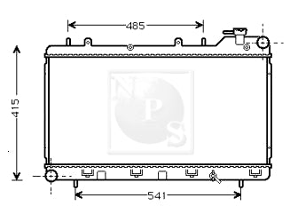 Radiador NPS S156U11 (OE 45199FC350)