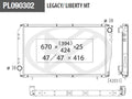 Radiador NPS S156U13 (OE 45111AA260)