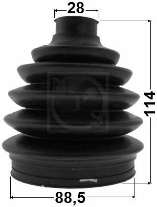 Achsmanschettensatz NPS S282G00 (OE 413ST09010)