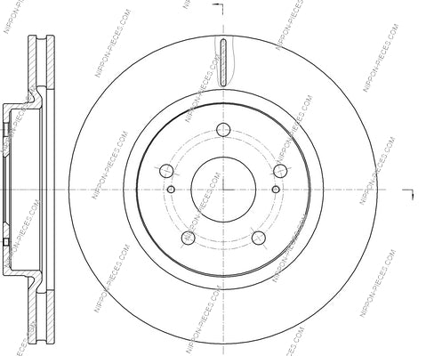 Bremsscheibe vorne NPS S330I21 (OE 55211-65J02)